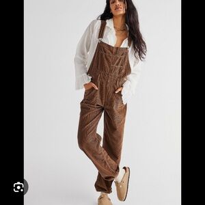 Free People We The Free Ziggy Corduroy Overalls